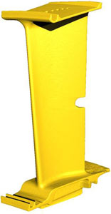 复杂的涡轮叶片铸件 复杂的涡轮叶片铸件