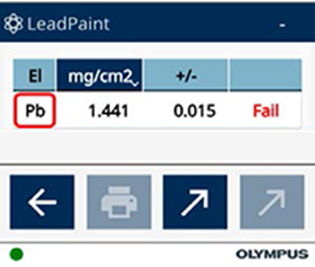 Olympus Evident XRF用于重金属铅含量(Pb)之分析图示 Olympus Evident XRF用于重金属铅含量(Pb)之分析图示