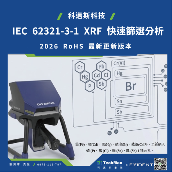 IEC 62321-3-1:2026 国际电工委员会最新 RoHS 规范新增检测元素